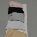 voenxe Seamless Thong for Women,No Show Lace Underwear,Ladies Breathable Comfort Panties Soft Laser Cut Undies,Tanga,5-Pack (Small, Basic)