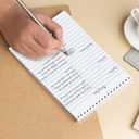 Rosmonde Steno Pads Spiral 6x9 12 Pack, Gregg Ruled Steno Pad, Assorted Colors, 80 Sheets (160 Pages) Long Lasting, Bulk B2B Value Pack, Bulk Steno Notebooks Top Spiral Steno Book for Office & Home