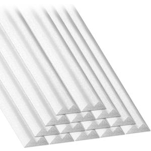 46.5" 14PCS Peel and Stick Pool Cove for 15' Round Above Ground Pool, Closed Cell Foam Peel and Stick Above Ground Pool Cove with Adhesive Backing, Protect Pool Liner, Prevents Excess Wear