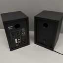 OHAYO 60W Computer Speakers for Music and Gaming, Active Bluetooth 5.3, Stereo 2.0 Speakers for Desktop PC or Laptop, 3.5mm Aux RCA USB Input, 1 Pair, Black