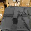 Rollator Walker Seat Cushion for Seniors Memory Foam Pad with Adjustable Straps Washable Breathable Cover Support Cushion for Elderly Walker Seat Accessories 12x12x3.5 Inch(Black)