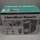 Hamilton Beach FlexBrew Advanced 5-in-1 Programmable 12 Cup Drip and Single-Serve Hot & Iced Coffee Maker with Movable 60 oz. Water Reservoir, Use Pod Packs and Grounds, Fast Brewing, Black (49924)