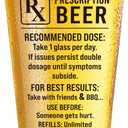 2 x Beer Glasses 16oz Birthday Gift for Dad Husband Brother Boyfriend Grandpa (EXP 08/22/29)