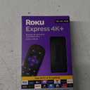 Roku Express 4K+ | Roku Streaming Device 4K/HDR with Voice Remote, Free & Live TV
