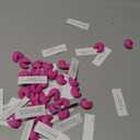 Zhanmai Set of 48 Hot Pink Fortune Cookie Erasers Mini Funny Cute Fortune Cookie Erasers with a Positive Message for Lunar New Year, Valentine's Day, St. Patrick's Day Party Favors