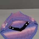 Rainbow Mohair Dog Sweater Cloak, Cold Weather Coat Dog Jacket for Small Dogs, Classic Turtleneck Thick Puppy Clothes with Leash Hole DS93M (Medium(Back Length 12"))