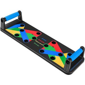 Push Up Board 9 in 1 Home Workout Equipment Multi-Functional Pushup Bar System Fitness Floor Chest Muscle Exercise Professional Equipment Burn Fat Strength Training Arm