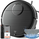 UMMUND Robot Vacuum and Mop Combo, 2 in 1 Self Cleaning Vacuum and Mop Robot with Schedule, Wi-Fi/App/Remote, Strong Suction, Self-Charging, Slim, Ideal for Hard Floor, Pet Hair, Low-Pile Carpet