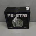 Authticar Flysky FS-ST16 Pro Radio Transmitter & FS-SR8 8CH Receiver Combo, 3.5" IPS Screen, Dual Band 2.4G/900MHz, Hall Effect Gimbals, OpenTX System, for Airplane, FPV, RC Car (Left Hand Throttle)