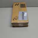 QEEIG Bathroom Floating Shelves for Wall - 15.7" Wall Mounted Shelf Over Toilet Farmhouse Home Decor Display Bookshelf Small 15.7 x 6.7 inch Set of 2, Black (008-40B)