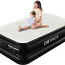 CHERIMOR Twin XL Air Mattress with Built in Pump, Upgraded 80" Extra Long Twin Size Air Mattress, Multi-Layer Leakproof & Support 500 lbs, 2-Min Fast Inflation, Blow Up Bed for Home Camping Guests