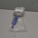 WePet Cat Litter Scoop, Aluminum Alloy Sifter, Kitty Metal Scooper, Deep Shovel, Long Handle, Poop Sifting, Kitten Pooper Lifter, Durable, Heavy Duty, for Litter Box (Large, FLAT Aluminum \ #01 Blue Handle)