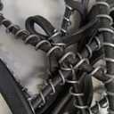 Ice Cleats, Highly Elastic Traction Cleats Grippers with Magic Tape Straps and Storage Bag, Anti Slip Walk Traction Cleats for Hiking Walking on Snow and Ice (L: Women10-15/Men9-13/foot length 255-297mm)