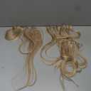 GOO GOO Clip in Hair Extensions Real Human Hair, Remy Human Hair Extensions Clip ins for Women, Natural Human Hair, 20inch 160g 7Pcs, #18A/613A Dark Blonde Highlighted Bleach Blonde