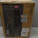 Dream On Me Portable 2-in-1 Tabletalk High Chair, Convertible Compact High Chair, Light Weight Portable Highchair, Grey