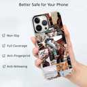 Case for iPhone 15 Pro Max with Cowboy Art Design,Cowgirl Riding Horse Wild West Scenery Pattern,Trendy Soft TPU Bumper Phone Cover(15pm,Western)