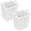 SPX1600M Pool Strainer Basket fit Super Pump, 4X Reinforced w/Handle | Reinforced heavy-duty PP, 2 Pack pool pump basket, Fits Hayward Super Pump SP1600X series SP1615, SP1621, SP1630, etc