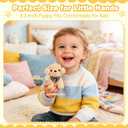 Niceup 24PCS Adopt a Puppy Party Favors Kids Mini Plush Dog Non-candy Easter Basket Stuffers Bulk Stuffed Animals Dog Paw Adoption Pet Doll Toys Birthday Party Goodie Bag Fillers Classroom Reward Gift, Small