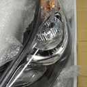 Dasbecan Left Driver Side Headlight Assembly w/Bulbs Compatible with 2011 2012 2013 Hyundai Elantra Front Headlamp Replace# 921013Y000 HY2502161