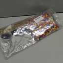 Whaline 1000Pcs Halloween Pony Beads with 100Pcs Chenille Stems Pipe Cleaners 7 Colors Fall Plastic Craft Focal Beads Bulk for Autumn Thanksgiving DIY Craft Necklace Bracelet Jewelry Making Supplies