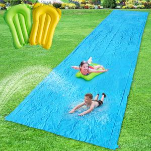 40FT Slip Lawn Water Slide, Giant Slip, Splash and Slide for Kids Teens and Adults - Summer Slip Water and Slides Heavy Duty for Outdoor Backyard Lawn Summer Party with 14 Stakes and 2 Bodyboards (X-Large)
