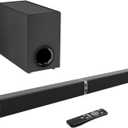 MZEIBO Sound bar with Subwoofer, 120W Bluetooth 5.0 TV Soundbar Home Theater System with Wired Subwoofer, Deep Bass Audio System with BT/ARC/Optical/AUX Connection for TV PC (31inch)