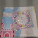 Lonfliness Unicorn Pose Balance Floor Game for 2 or More Players, Pastel Rainbow Large Mat Party Game Indoor Outdoor Family Reunion Games for Friends Adults Group Activity Unicorn Party Favor Gift, 59 x 71in