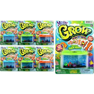 JA-RU Magic Grow-Aquarium Growing-Fish Toy Set Water Expanding Toys | Water Growing Animals Deep Sea Creatures Toys | Best Gift Idea Birthday Boy and Girl | Party Favor-Kid Toy. 306-6A (1 Pack)