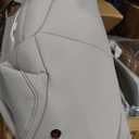 Dangdangdang Custom Seat Covers for Toyota Sienna 2024, 2025,Select Models (White, 8-Passenger(Without Footrest))