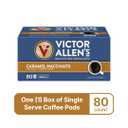 Victor Allen's Coffee Caramel Macchiato Flavored, 80 Count, Medium Roast, Single Serve Coffee Pods for Keurig K-Cup Brewers