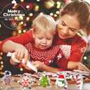 Christmas Cookie Cutters Set of 25 - Stainless Steel Christmas Biscuit Cutter Snowman, Gingerbread Man, Snowflake, Christmas Tree, Beer & More Shapes For Baking Xmas