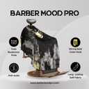 Professional Barber Cape - Hair Cutting Cape with Adjustable Neck Closure, Salon Quality Styling Cape for Hairdressers and Barbers - Gold Chain