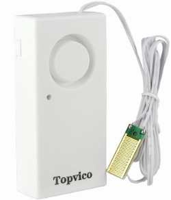 Water Leak Sensor Detector, 120dB, 37.8 Inches Cable