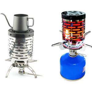 Mini Stove Heating Cover Stainless Steel Portable Warming Outdoor Heater Folding Warming Stove Cover Portable Stainless Steel Tent for Outdoor Backpacking Hiking