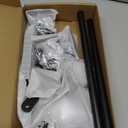 Matte Black Bathroom Accessories Set, KLJKPA 4 Pieces Bathroom Hardware Set, 24 inch Towel Bar, Towel Racks for Bathroom, Robe Towel Hooks, Toilet Paper Holder Wall Mounted