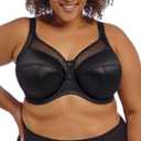 Goddess Women's Plus Size Keira Underwire Banded Bra (Black) 40N