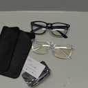 livho High Tech Blue Light Glasses - Advanced 99% Blue Light Blocking Computer Glasses - Anti Eyestrain & UV Glare Protection (*B1 Light Black+clear)