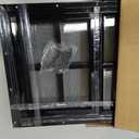 NeatiEase 2 Pack Shed Windows with Black Frame, 12 x 18 Flush Mount Small Window with Tempered Glass and Fiberglass Screen for Shed, Chicken Coop, Playhouse, Household, Garage