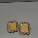 2 Pack Vintage Small Gold Ring Dish, Birthday & Wedding Gifts for WomenWedding Ring Tray- 5.3 x 4.5 inches