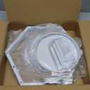 3 Packs Wall Planters for Indoor Plants, JOPBENG 7.9inch Metal Wall Plant Holder Hanger Wall Decor, Wall-Mounted Hanging Planters Window Plant Shelves Outdoor(White)