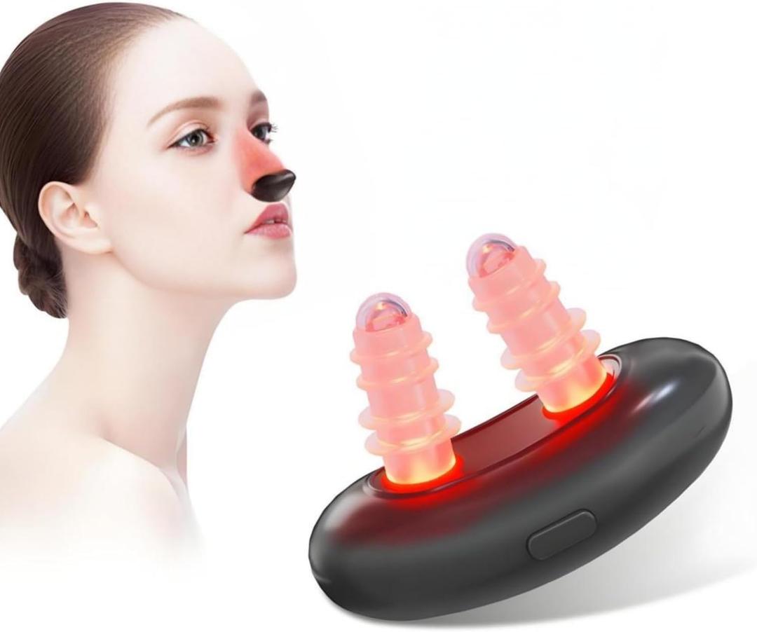 Red Light Nasal Therapy Device, Rechargeable Red Light Nasal Therapy for Nose, Lightweight, Comfort, Easy to Use