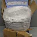 3 Inch Ultra-Fluffy Memory Foam Mattress Topper Queen for Back Pain, Soft Comfy Pillow Top Queen Mattress Topper with 4X Support, Mattress Pad with Breathable Air Mesh Sides, 6-21'' Deep Pocket (White)