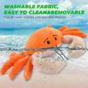 Crab Shoulder Plush Toy with Magnet, Sea Animal Stuffed Animals Toy for Kids, Birthday Christmas Thanksgiving Gifts for Boys and Girls Party Decoration
