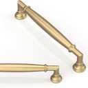 10 Pack Champagne Bronze Cabinet Pulls 5 Inch(128mm) Kitchen Cabinet Handles Solid Zinc Alloy Cabinet Hardware Drawer Pulls