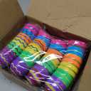 JOYIN 72PCS 2.3" Printed Empty Plastic Eggs, Bright Colorful Plastic Eggs Bulks for Festival Hunt, Filling Treats, Party Favor, Basket Stuffers, Classroom Prize Supplies