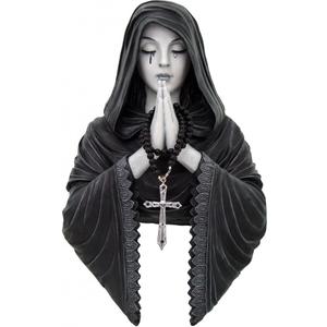 Nemesis Now Gothic Prayer Wall Plaque 39cm Black, Polyresin