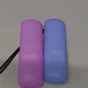 Wevove Case for Roku Remote Cover-3 Pack, Compatible with TCL Roku Smart TV Streaming Remote, Silicone Protective Controller Universal Sleeve, Glow in The Dark (Glow Green+Glow Purple+Glow Blue)