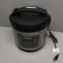 Aroma Housewares 20 Cup Cooked (10 cup uncooked) Digital Rice Cooker, Slow Cooker, Food Steamer, SS Exterior (ARC-150SB),Black