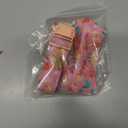 Lionheart glory Dog Bow Collar Easter Day Dog Collar for Large Dogs,Easter Chickens Colorful Dog Collars with Bowtie Spring Pink Collars Pet Collar Bows (Large (Pack of 1)