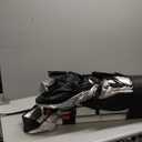 10x10 ft Pop Up Canopy Tent, Heavy Duty Commercial Patio Shelter for Outdoor Events, Parties, All Weather Waterproof Instant Setup with Roller Bag, Bonus 4 Sand Bags - Black